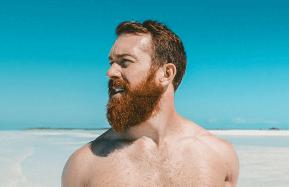 La barba impedisce al viso di abbronzarsi